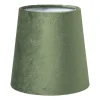 Xenos Lampenkap taps mini - groen - ø17x13 cm- Lampenkappen