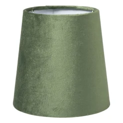 Xenos Lampenkap taps mini - groen - ø17x13 cm- Lampenkappen
