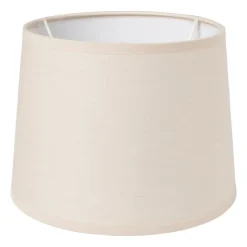 Xenos Lampenkap zand rond - ø19x14 cm- Lampenkappen