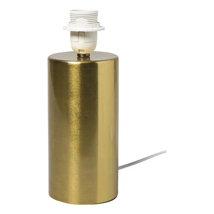 Xenos Lampvoet shiny - goudkleurig - ø9.8x27 cm- Lampenvoeten