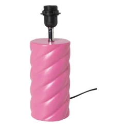 Xenos Lampvoet spekje - roze - ø11.5x31.5 cm- Lampenvoeten