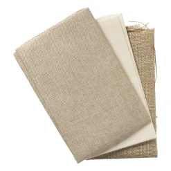 Xenos Lapjesstof katoen - wit - 50x40 cm- Knutselspullen