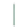 Xenos LED dinerkaars - groen - ø2.2x24.5 cm- Led Kaarsen