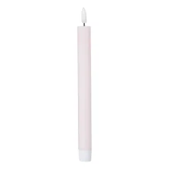 Xenos LED dinerkaars - paars - ø2.2x24.5 cm- Led Kaarsen