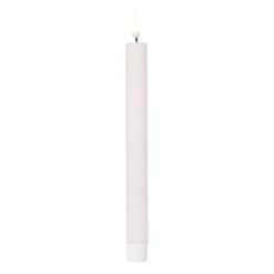 Xenos LED dinerkaars - paars - ø2.2x24.5 cm- Led Kaarsen