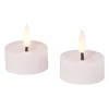 Xenos LED waxinelichten - roze - set van 2- Led Kaarsen
