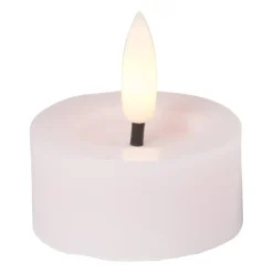 Xenos LED waxinelichten - roze - set van 2- Led Kaarsen