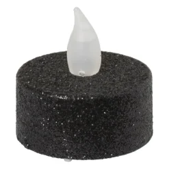 Xenos LED waxinelichten - zwart - set van 4- Led Kaarsen|Waxinelichtjes