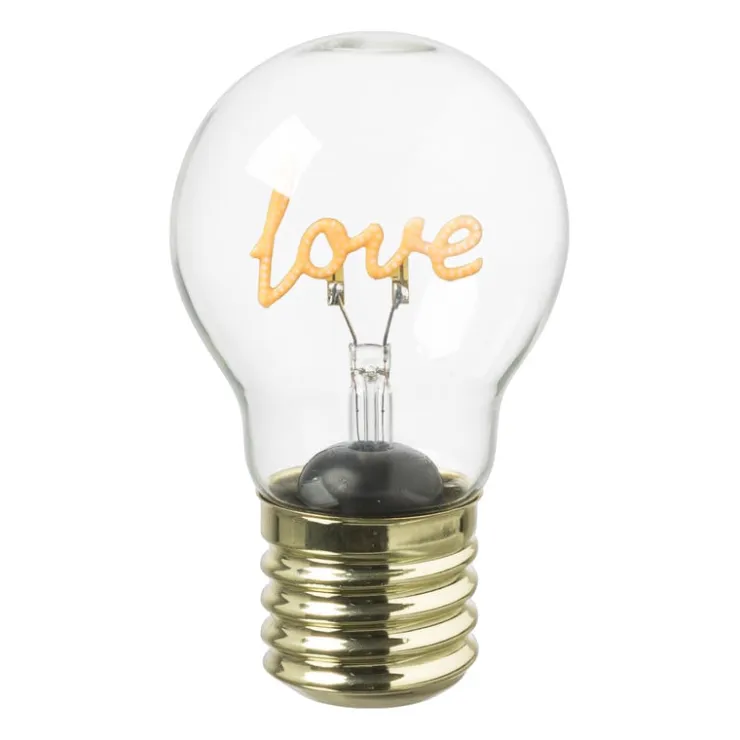 Xenos Ledlamp love - 7x7x12 cm- Kerstcadeaus|Led Lampen