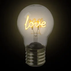 Xenos Ledlamp love - 7x7x12 cm- Kerstcadeaus|Led Lampen