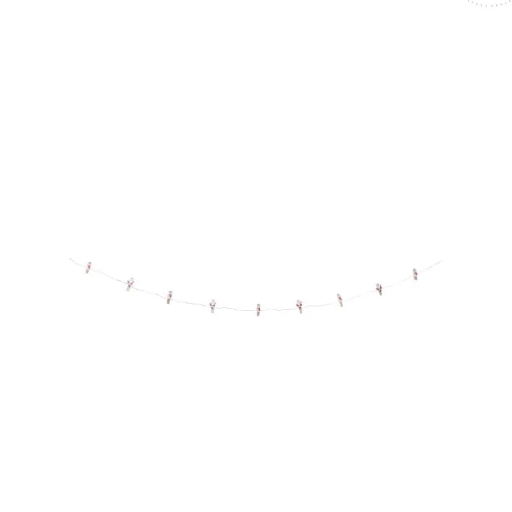 Xenos Lichtslinger met knijpers kerst - 30 cm - diverse varianten- Kerstverlichting|Kerstslingers