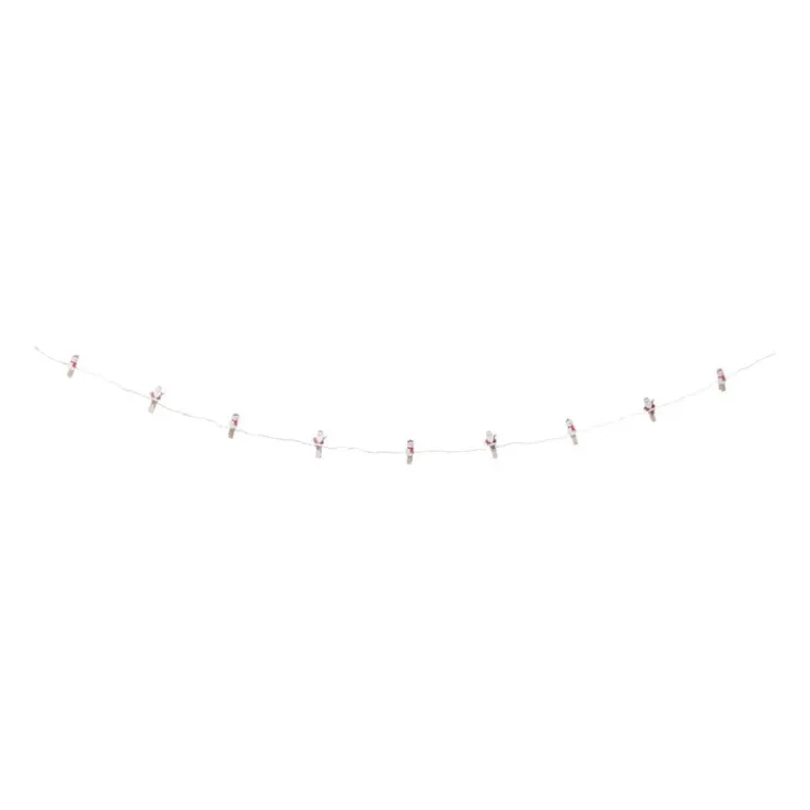Xenos Lichtslinger met knijpers kerst - 30 cm - diverse varianten- Kerstverlichting|Kerstslingers