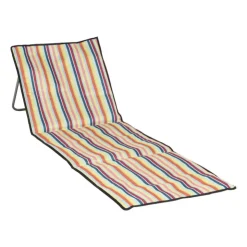 Xenos Ligbed Miami - gestreept - 160x54 cm- Strandaccessoires|Campingstoelen