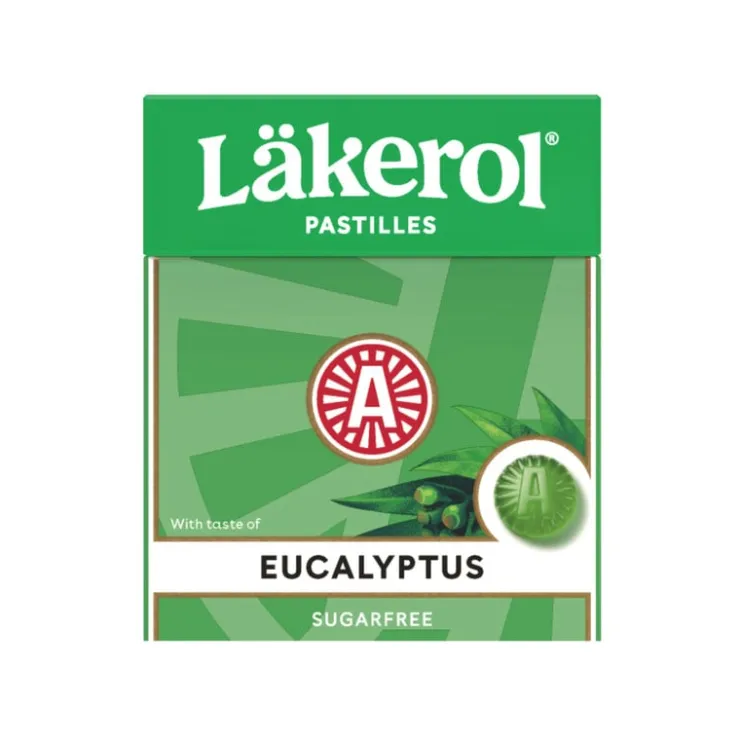 Xenos Läkerol pastilles - eucalyptus - 25 gram- Snoep
