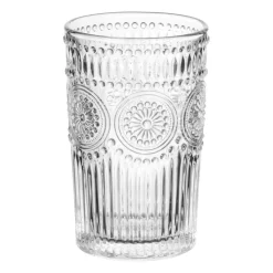 Xenos Longdrinkglas romantic - transparant - 300 ml- Bruiloft|Longdrinkglazen