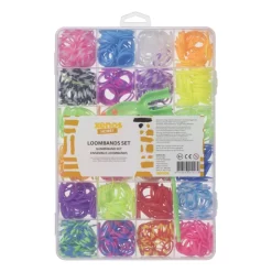 Xenos Loombands set - 3x20x13 cm- Knutselspullen