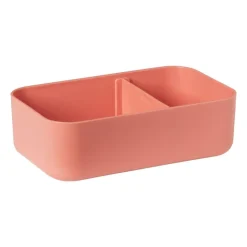 Xenos Lunchbox met elastiek - oranje - 1 liter- Broodtrommels