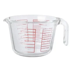 Xenos Maatbeker - glas - 1 liter- Keukengerei