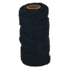 Xenos Macrame koord - zwart - 2mm- Garen|Knutselspullen