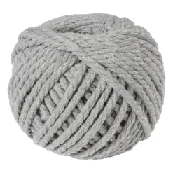 Xenos Macrame touw - grijs - 40 meter- Garen