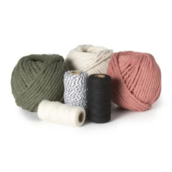Xenos Macrame touw - naturel - 40 meter- Garen|Knutselspullen