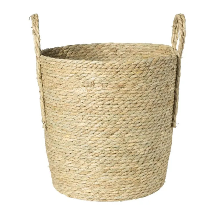 Xenos Mand Basix rond - ø34x35 cm - naturel- Manden|Manden