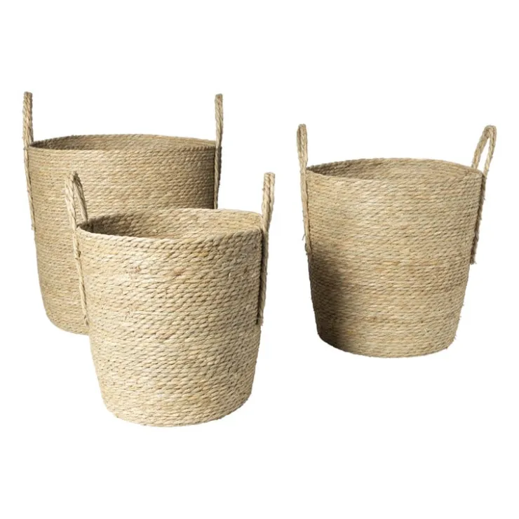 Xenos Mand Basix rond - ø34x35 cm - naturel- Manden|Manden