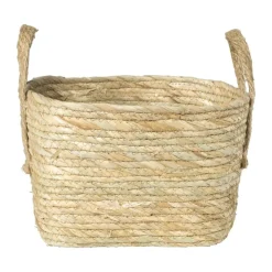 Xenos Mand Basix vierkant - 26x26x26 cm - naturel- Manden|Manden