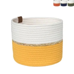 Xenos Mand colors hoog - diverse varianten - ø24x19 cm- Manden|Manden
