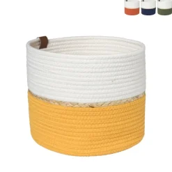 Xenos Mand colors hoog - diverse varianten - ø27x23 cm- Manden|Manden