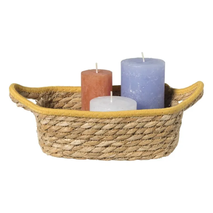 Xenos Mand Jip - 8x22x17 cm - diverse kleuren- Manden|Manden