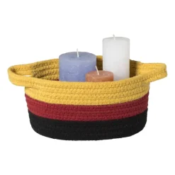 Xenos Mand Jos - 11x24x16 cm - diverse kleuren- Manden|Manden