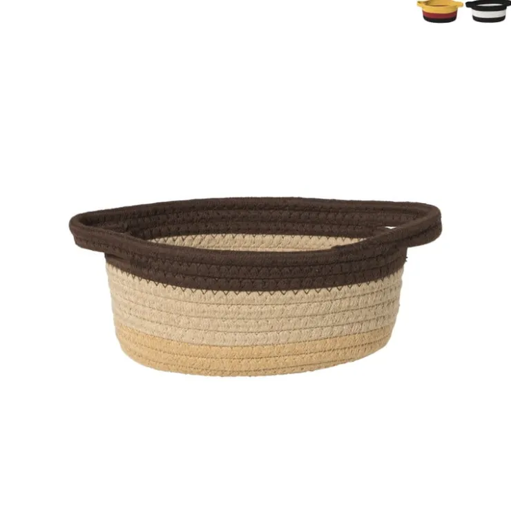 Xenos Mand Jos - 10x20x14 cm - diverse kleuren- Manden|Manden