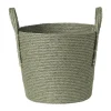 Xenos Mand Lotte - ø25x28 cm - groen- Manden|Manden