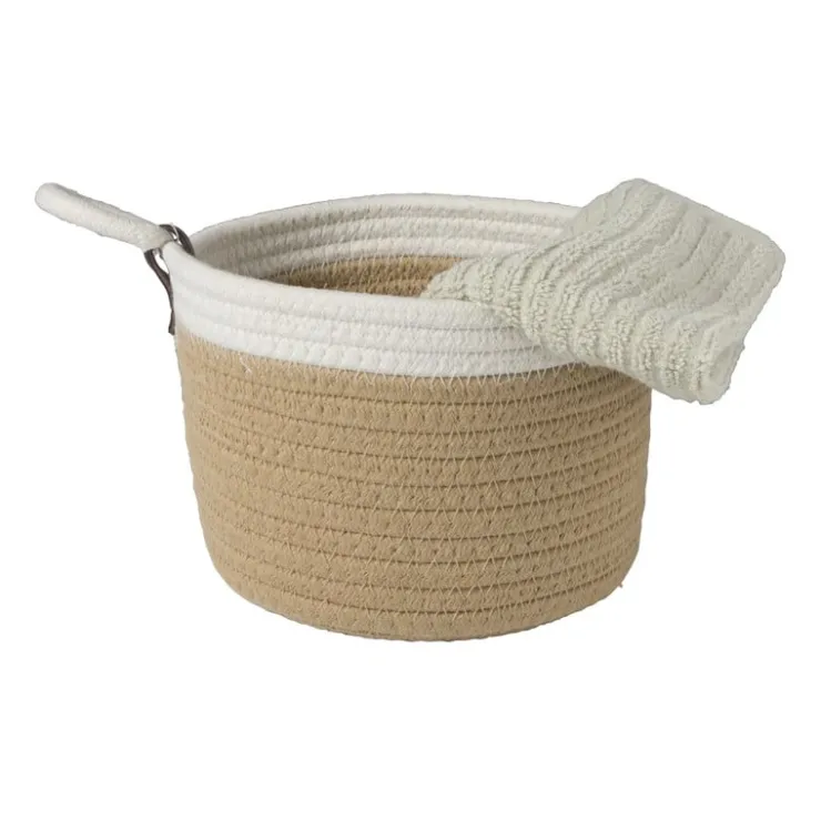 Xenos Mand met clip Mick - ø18x13 cm- Manden|Manden