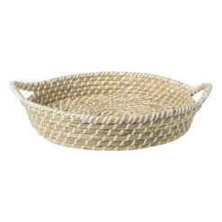 Xenos Mand sofie met hengsels - ø40x8 cm- Manden|Manden