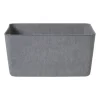 Xenos Mand vilt groot - grijs - 14x29x23 cm- Manden|Manden