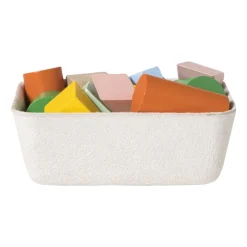 Xenos Mand vilt klein - wit - 5.5x15x10 cm- Manden|Manden