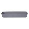 Xenos Mand vilt langwerpig - grijs - 6x36x14 cm- Manden|Manden