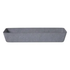 Xenos Mand vilt langwerpig - grijs - 6x36x14 cm- Manden|Manden