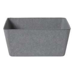 Xenos Mand vilt middel - grijs - 11x25x25 cm- Manden|Manden