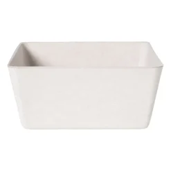 Xenos Mand vilt middel - wit - 11x25x25 cm- Manden|Manden