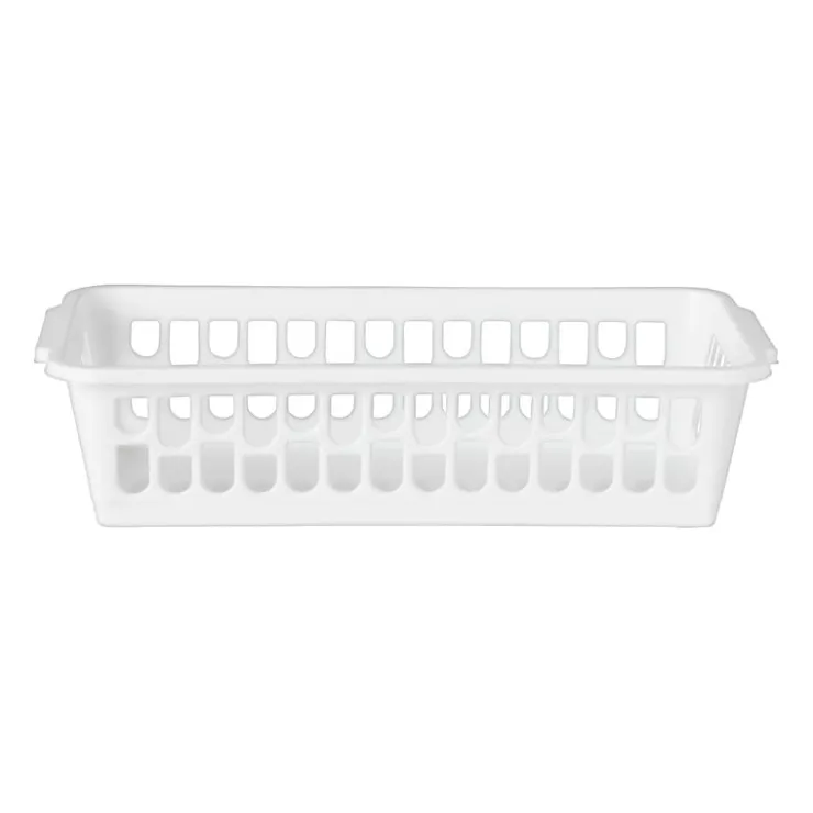 Xenos Mandje wit - 4.5x19x9.2 cm- Manden|Manden