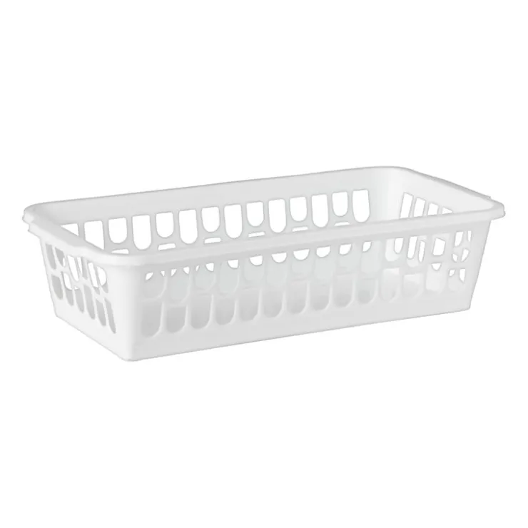 Xenos Mandje wit - 4.5x19x9.2 cm- Manden|Manden