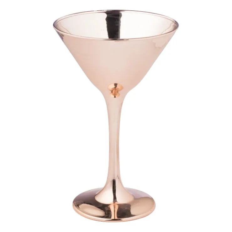 Xenos Martiniglas koper - koperkleurig - 160 ml- Cocktailglazen