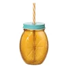 Xenos Mason jar citroen - oranje - 450 ml- Mason Jars