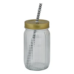Xenos Mason jar goud - 450 ml- Mason Jars