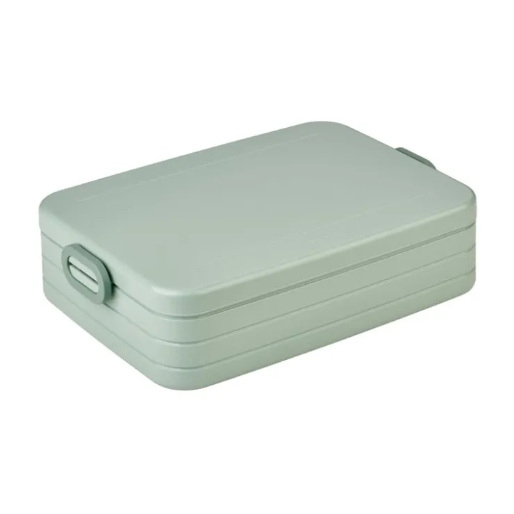 Mepal lunchbox groot - lichtgroen - 6.5x25.5x17 cm- Broodtrommels