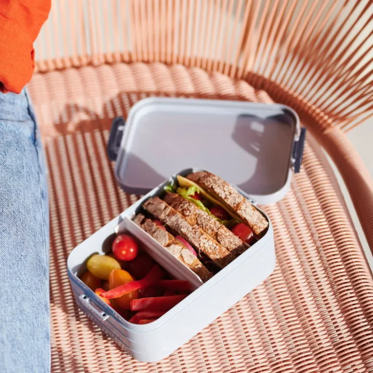 Mepal lunchbox groot - lichtgroen - 6.5x25.5x17 cm- Broodtrommels