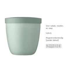 Mepal snackpot - lichtgroen - 500 ml- Broodtrommels